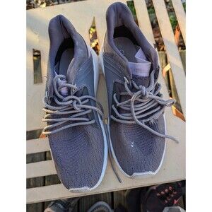 Women's Grey Speed knit Running Cushioned sneakers Sz 9
